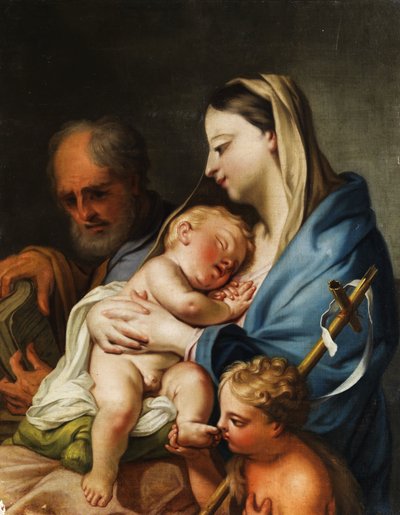 Holy Family with the Boy John by Circle of Jacopo Amigoni